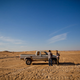 Karm Solar discuss potential site areas with the landowner of the farm.